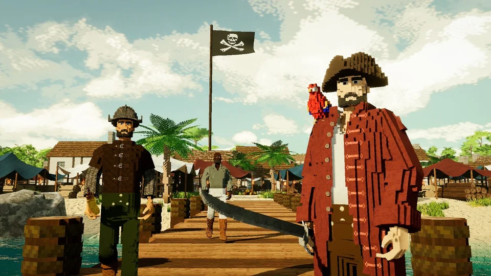 海賊マルチプレイサバイバル『Sails』がSteamでプレイテスト受付中。採掘・クラフト・略奪で生き残り、スループからガレオンまで自分の船で海戦へ