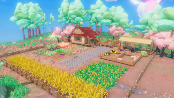 サンドボックスサバイバル「Pathless Woods」プレイテスト