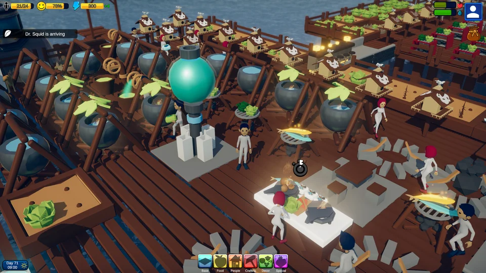 海に漂う瓦礫を集め集落を作るシミュレーション 『Havendock』ベータ開始