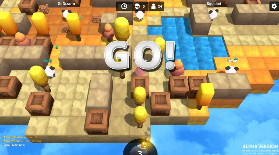 「BomberGrounds」可愛い動物達でボンバーマンバトロワをレビュー