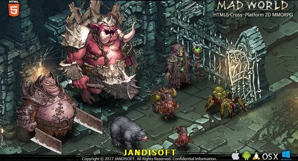 クロスプラットフォーム2DMMORPG「Mad World」 新たに動画公開
